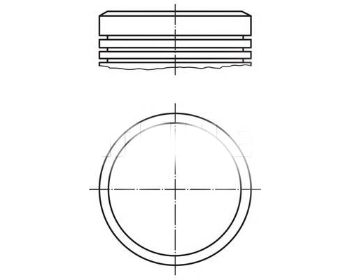 Tłok, komplet do jednego cylindru, STD A6420302717 Mercedes