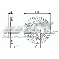Tarcza hamulcowa przednia 402062212R Renault (RVI)