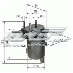 0450907011 Bosch filtr paliwa