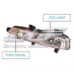 Lampa przeciwmgielna lewa SsangYong Rexton