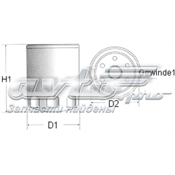 COF100271S Champion filtr oleju