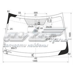 Szyba przednia Toyota Camry VII sedana (V50) (2011 - 2019) cena, od 54,57 USD