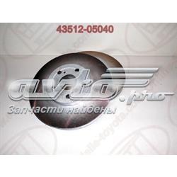 4351205040 Toyota Tarcza hamulcowa przednia