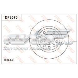 Tarcza hamulcowa tylna TRW DF8070 cena, od 41,73 USD