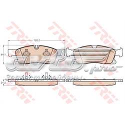 Klocki hamulcowe przednie tarczowe TRW GDB1946 cena, od 43,42 USD