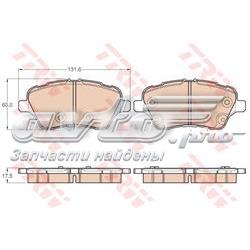 Klocki hamulcowe przednie tarczowe TRW GDB1959 cena, od 27,09 USD