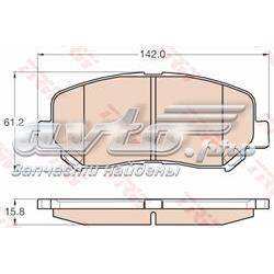 Klocki hamulcowe przednie tarczowe TRW GDB3562 cena, od 28,05 USD
