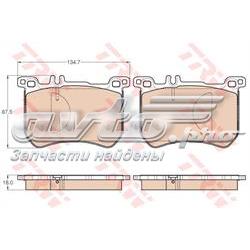 Klocki hamulcowe przednie tarczowe TRW GDB2013 cena, od 53,83 USD