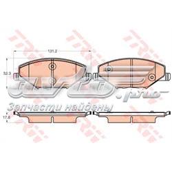 Klocki hamulcowe przednie tarczowe TRW GDB2027 cena, od 22,05 USD