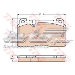 Klocki hamulcowe przednie tarczowe VAG PAC698151 cena, od 31,86 USD