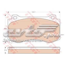 Klocki hamulcowe przednie tarczowe Chrysler 68002193AA cena, od 59,69 USD