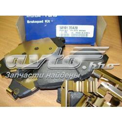 581012DA20 Hyundai/Kia klocki hamulcowe przednie tarczowe