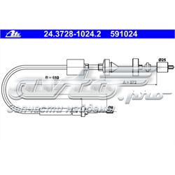 Linka sprzęgła Renault (RVI) 8200073170