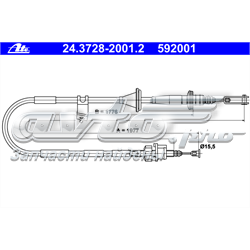 Linka sprzęgła 3074600162 Sachs