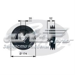 Koło pasowe wału korbowego Metalcaucho 57386