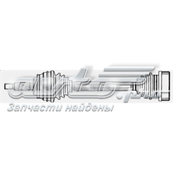 Do koszyka 1J0407451GX VAG Półoś napędowa przednia lewa