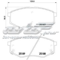 Klocki hamulcowe przednie tarczowe Brembo P30055 cena, od 27,33 USD