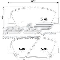 Do koszyka P30065 Brembo Klocki hamulcowe przednie tarczowe