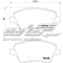 Klocki hamulcowe przednie tarczowe 1860476 Ford