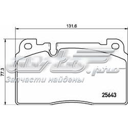 Klocki hamulcowe przednie tarczowe Brembo P85133 cena, od 35,51 USD