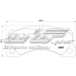 Klocki hamulcowe przednie tarczowe Brembo P65021 cena, od 46,16 USD