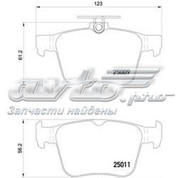 P85124 Brembo okładziny (klocki do hamulców tarczowych tylne)