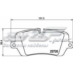 Okładziny (klocki) do hamulców tarczowych tylne Brembo P44021 cena, od 34,25 USD