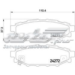 Okładziny (klocki) do hamulców tarczowych tylne Brembo P78020 cena, od 20,71 USD