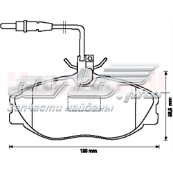 Klocki hamulcowe Peugeot 406