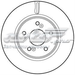 562746JC Jurid/Bendix tarcza hamulcowa przednia