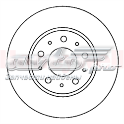 561866JC Jurid/Bendix tarcza hamulcowa przednia