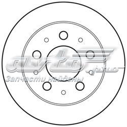 562753JC Jurid/Bendix tarcza hamulcowa tylna