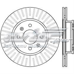 562427JC Jurid/Bendix tarcza hamulcowa przednia