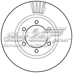 562743JC Jurid/Bendix tarcza hamulcowa przednia