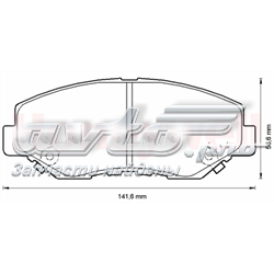 Klocki hamulcowe przednie tarczowe Jurid/Bendix 572504J cena, od 26,37 USD