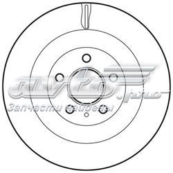 562645JC Jurid/Bendix tarcza hamulcowa tylna