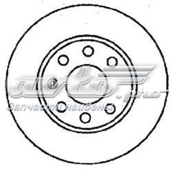 561248JC Jurid/Bendix tarcza hamulcowa przednia