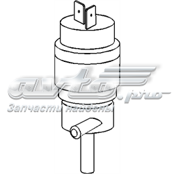 Pompka spryskiwacza szyby przedniej 90492356 Opel