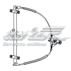 3075205 Miraglio Mechanizm podnoszenia szyby drzwi przednich lewych