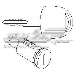 Wkładka zamka drzwi przednich lewych Opel 5133009 cena, od 5,55 USD