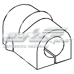 200454755 Hans Pries (Topran) tuleja stabilizatora przedniego