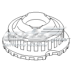 107 152 755 Hans Pries (Topran) poduszka amortyzatora przedniego
