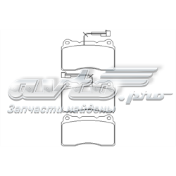 Klocki hamulcowe przednie tarczowe Peugeot/Citroen 1525SH cena, od 58,83 USD