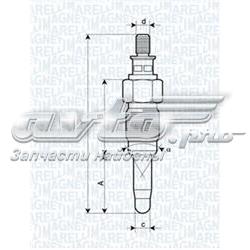 UX25A Magneti Marelli świeca żarowa