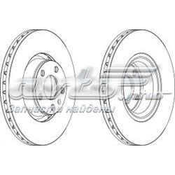 DDF1277C1 Ferodo tarcza hamulcowa przednia