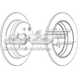 DDF1608 Ferodo Tarcza hamulcowa tylna
