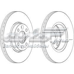 Tarcza hamulcowa przednia Ferodo DDF1201 cena, od 32,85 USD