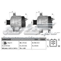 DAN1205 Denso alternator