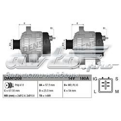 DAN1208 Denso alternator