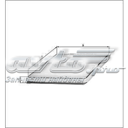 Filtr kabiny Mahle Original LA8 cena, od 9,84 USD